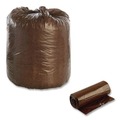 Repro Trash Bags | Stout by Envision G3036B80 30 in. x 36 in. 30-Gallon 0.8 mil. Controlled Life-Cycle Plastic Trash Bags - Brown (60/Box) image number 1