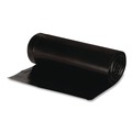 Low-Density Trash Bags | Earthsense Commercial 1507739 40 in. x 46 in. 45 gal. 1.65 mil Linear Low Density Recycled Can Liners - Black (100/Carton) image number 2