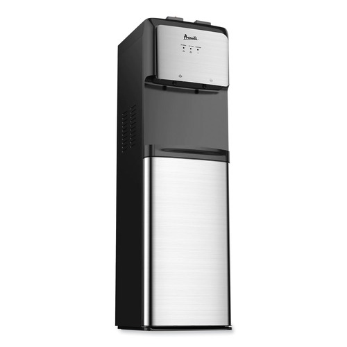 Water Coolers | Avanti WDBMC810Q3S 3 to 5 Gallon 41.25 in. Stainless Steel Bottom Loading Water Dispenser with UV Light - Black image number 0
