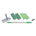 Extension Poles & Handles | Unger WNK01 SpeedClean Aluminum Window Cleaning Kit - Silver/Green image number 0