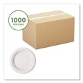 Plates | Vegware VW-P016NFA 6 in. Diameter Nourish Molded Compostable Fiber Plate Tableware - White (1000/Carton) image number 1