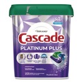 Dishwashing Detergents | Cascade 80798635 Platinum Plus 28.4 oz. Tub ActionPacs Dishwasher Detergent Pods - Fresh Scent (3/Carton) image number 4