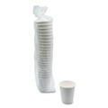 Cups | Boardwalk BWKDW10HCUPPK 10 oz. Double-Walled Paper Hot Cups - White (25/Pack) image number 0