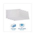 Low-Density Trash Bags | Boardwalk H8046TWK 40 in. x 46 in. 45 gal. 0.9 mil Linear Low Density Industrial Can Liners - White (100/Carton) image number 5