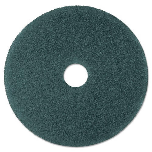 Floor Pads-Stripping | 3M 5300-19 5300 19 in. Diameter Low-Speed High Productivity Floor Pads - Blue (5/Carton) image number 0