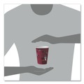 Cups | SOLO 412SIN-0041 12 oz. Paper Hot Drink Cups in Bistro Design - Maroon (50/Pack) image number 7
