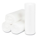 High-Density Trash Bags | Inteplast Group EC171806N High-Density 4 gal. 6 Microns Commercial Can Liners - Clear (50 Bags/Roll, 40 Rolls/Carton) image number 2
