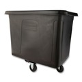 Carts & Trucks | Rubbermaid Commercial FG461600BLA 119.7 gal. 500 lbs. Capacity Plastic/Metal Cube Truck - Black image number 3