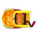 Buckets & Wringers | Rubbermaid Commercial FG757788YEL 35 qt. WaveBrake 2.0 Down-Press Plastic Bucket/Wringer Combos - Yellow image number 3