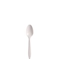Disposable Spoons | Dart S6BW Style Setter Mediumweight Plastic Teaspoons - White (1000/Carton) image number 1