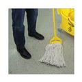 Mop Heads | Boardwalk BWK220CCT 20 oz. Premium Cut-End Cotton Wet Mop Heads - White (12/Carton) image number 8