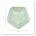 Toilet & Urinal Deodorizers | Boardwalk WCBX-P-010I010I-02-AAS80- 0.11 oz Anti-Splash Urinal Screen - Cucumber Twist Scent/Green (10/Carton) image number 4