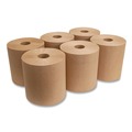 Perforated Roll & Hand Towels | Boardwalk BWK16GREEN 1-Ply 8 in. x 800 ft. Green Universal Roll Towels - Natural (6 Rolls/Carton) image number 1
