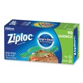 Resealable Bags | Ziploc 383211 6.5 in. x 5.88 in. Resealable Sandwich Bags - Clear (1080/Carton) image number 1
