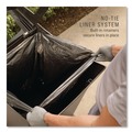 Outdoor Waste Receptacles | Rubbermaid Commercial FG917388BLA Ranger 45-Gallon Fire-Safe Structural Foam Open-Style Container - Black image number 7