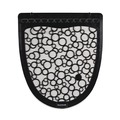 Safety Mats | Boardwalk BWKUMBW 17.5 x 20 Slip-Resistant Disposable Urinal Floor Mat 2.0 - Black/White (6/Carton) image number 1