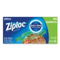 Resealable Bags | Ziploc 383211 6.5 in. x 5.88 in. Resealable Sandwich Bags - Clear (1080/Carton) image number 0