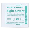 Camera Accessories | Bausch & Lomb 8576 Sight Savers 8 in. x 5 in. Pre-Moistened Anti-Fog Tissues with Silicone (100/Box) image number 3