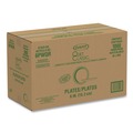 Plates | Dart 6PWQR 6 in. Quiet Classic Laminated Foam Dinnerware Plates (1000/Carton) image number 4