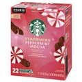 Coffee - Caffeinated | Starbucks 12437832 Coffee K-Cups - Peppermint Mocha (4/Carton) image number 1
