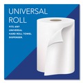 Perforated Roll & Hand Towels | Scott 01040 8 in. x 800 ft. 1.5 in. Core 1-Ply Essential Hard Roll Towels - White (12 Rolls/Carton) image number 4