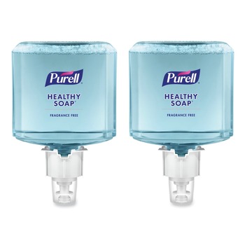 PURELL 6472-02 1200 ml Fragrance-Free HEALTHY SOAP Gentle and Free Foam for ES6 Dispensers (2/Carton)