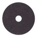 Floor Pads-Stripping | Boardwalk BWK4021BLA 21 in. Diameter Stripping Floor Pads - Black (5/Carton) image number 1