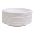 Plates | Eco-Products EP-P016NFA Vanguard 6 in. diameter Renewable and Compostable Sugarcane Plates - White (1000/Carton) image number 2