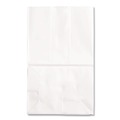 Grocery Bags | Ross & Wallace Paper Products 120321500PK/BL 8.13 in. x 5.88 in. x 12.5 in. #20 Squat Size Grocery Paper Bags - White (500/Bundle) image number 2