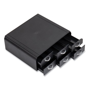 PRODUCTS | Mind Reader TRY6PC-BLK 14 in. x 12.25 in. x 4.75 in. 2-Tier 6-Drawer Single Serve Coffee Pod Drawer - Black