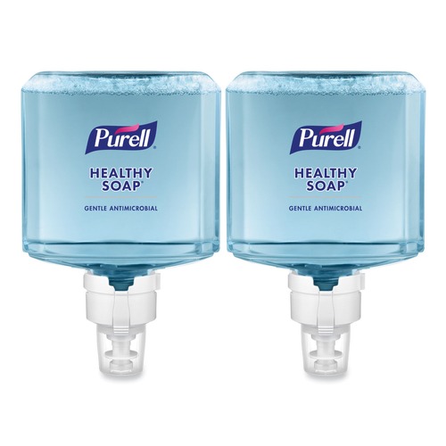 Soap Refills | PURELL 7779-02 1200 ml Light Citrus Floral HEALTHY SOAP 0.5% BAK Antimicrobial Foam for ES8 Dispensers (2/Carton) image number 0
