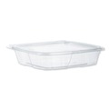Food Containers & Lids | Dart CH35DEF ClearPac SafeSeal 7.9 in. x 8.8 in. x 1.8 in. Tamper-Resistant/Evident Containers - Clear (200/Carton) image number 0