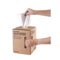 Cleaning Cloths & Wipes | Boardwalk BWK-V040CGW 10 in. x 12 in. Centerpull DRC Wipers - White (200/Carton) image number 3