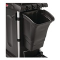Carts & Trucks | Rubbermaid Commercial FG335388BLA 8 Gallon Rectangular Optional Utility Cart Refuse/Utility Bin - Black image number 3