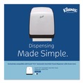Perforated Roll & Hand Towels | Kleenex 25630 7.5 in. x 700 ft. 1-Ply Hard Roll Paper Towels with Premium Absorbency Pockets - White/Green Core (6-Rolls/Carton) image number 8