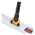 Floor Dusters & Accessories | Rubbermaid Commercial HYGEN FGQ58000YL00 HYGEN 36-1/10 in. Quick Connect Single-Sided Aluminum Wet/Dry Mop Frame - Yellow image number 2