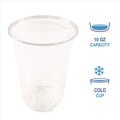 Cups | Boardwalk BWKPET10 10 oz. PET Cold Cups - Clear (1000/Carton) image number 5