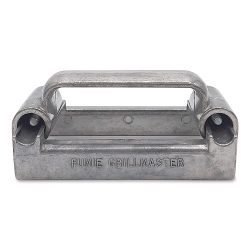 Grill Scrubbers | Pumie GM-68Q Griddle and Grill Cleaning Brick Holder 6 x 4 Gray image number 0