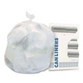 High-Density Trash Bags | Heritage Z8648VN R01 43 in. x 48 in. 56 Gallon 16 mic High-Density Waste Can Liners - Natural (200/Carton) image number 0