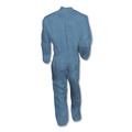 Cleaning Cloths & Wipes | KleenGuard 45326 A65 Zipper Front Flame Resistant Coveralls with Hood/Elastic Wrists and Ankles - 3X-Large/Blue (21/Carton) image number 3