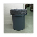Low-Density Trash Bags | Boardwalk H7658SGK 38 in. x 58 in. 60 gal. 1.1 mil Linear Low Density Industrial Can Liners - Gray (100/Carton) image number 6