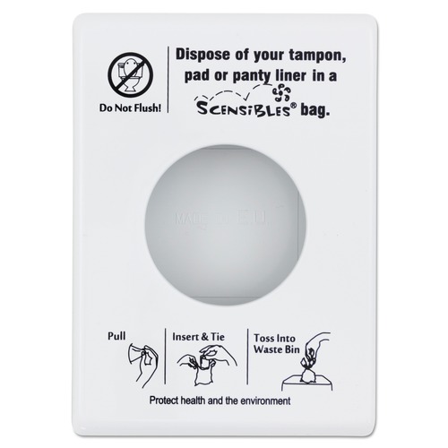 Feminine Care Dispensers & Receptacles | HOSPECO SDW Scensibles Personal Disposal Bag Dispenser - White image number 0