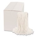Mop Heads | Boardwalk BWK2020RCT #20 Cut-End Rayon Wet Mop Head - White (12/Carton) image number 0