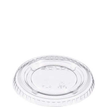 Dart PL4N 3.25 - 9 oz. Portion/Souffle Cup Lids - Clear (2500/Carton)