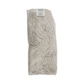 Mop Heads | Boardwalk BWK232C 32 oz. Cotton Fiber Premium Standard Head - White (12/Carton) image number 1