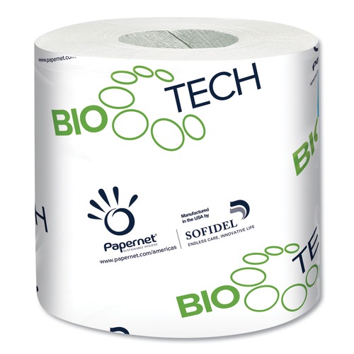 Perforated Roll & Hand Towels | Papernet 415596 2-Ply BioTech Septic Safe Toilet Tissue - White (96/Carton) image number 0