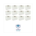 Toilet Tissues | Boardwalk SOD410320 3.2 in. x 525 ft. 2 Ply Septic Safe Jumbo Roll Bathroom Tissue - White (12/Carton) image number 2