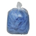 Low-Density Trash Bags | Earthsense Commercial 1507731 33 in. x 39 in. 33-Gallon 1.25 mil. Linear Low Density Clear Recycled Can Liners - Clear (100/Carton) image number 2