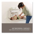 Baby Changing Stations | Rubbermaid Commercial FG781888LPLAT 33.5 in. x 21.5 in. Sturdy Station 2 Baby Changing Table - Platinum image number 1