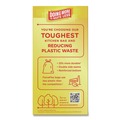 Drawstring & Kitchen Bags | Glad 70320 ForceFlex MaxStrength 24 in. x 28 in. 13 Gallon Tall Kitchen Drawstring Trash Bags - Fresh Clean Scent/White (204/Carton) image number 3